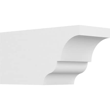 Ekena Millwork Standard Asheboro Architectural Grade PVC Rafter Tail, 5"W X 6"H X 12"L RFTP05X06X12ASH